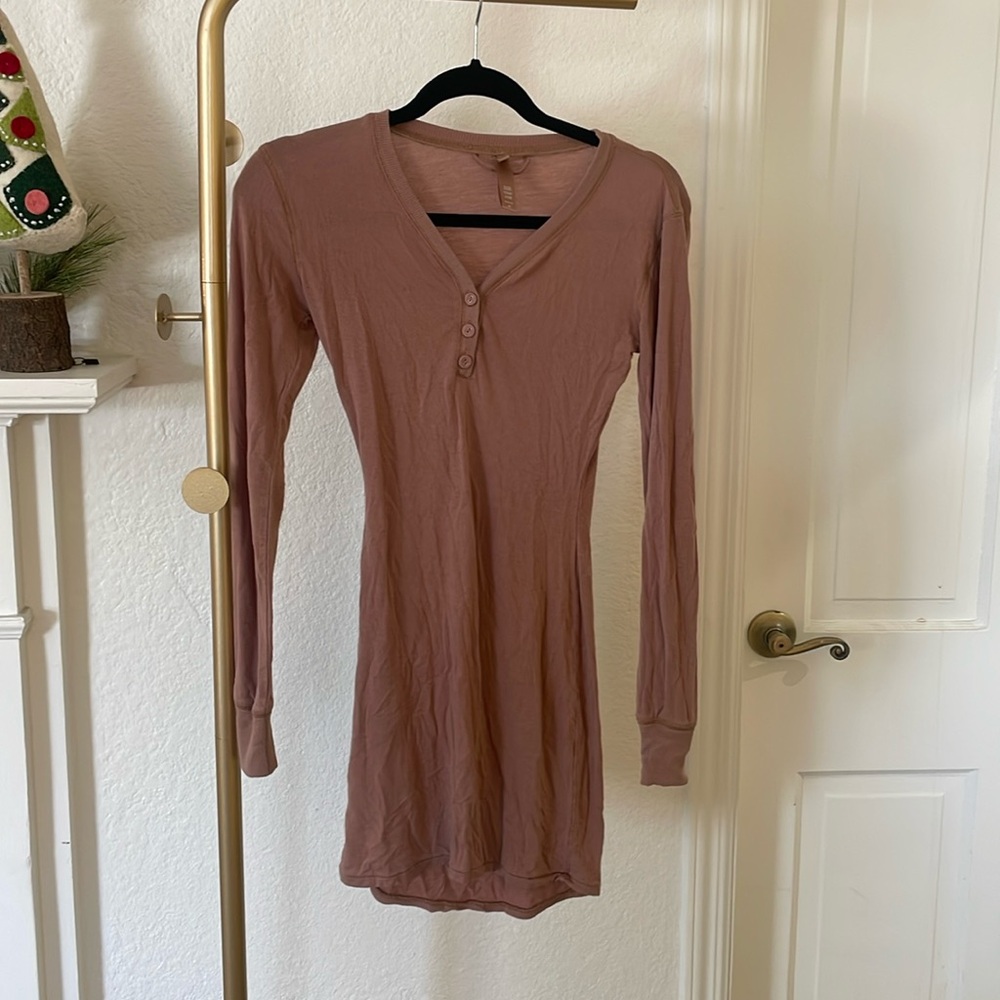 Skims Sleep Henley Size XS